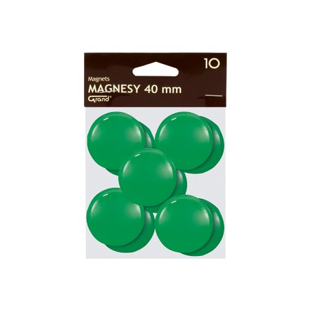 Magnes 40Mm Grand Zielony  (10)  130-1703