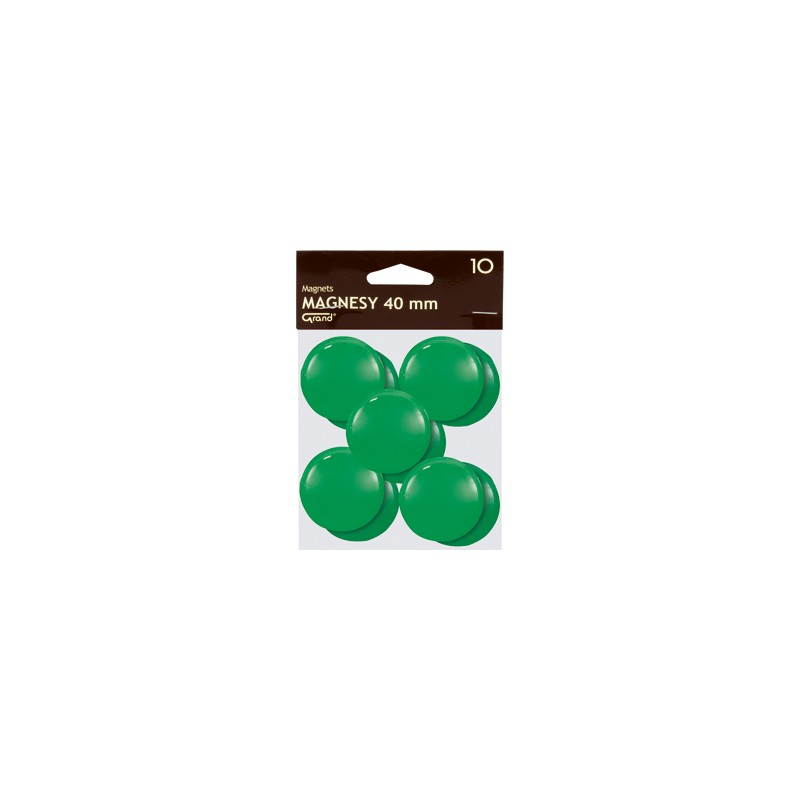 Magnes 40Mm Grand Zielony  (10)  130-1703