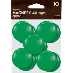 Magnes 40Mm Grand Zielony  (10)  130-1703