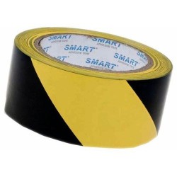 Taśma Ostrzegawcza Żółto-Czarna 48Mm X 25M Smart Samoprzylepna Winylowa