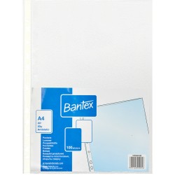 Koszulki Bantex A4/50Μm Groszkowe (100)