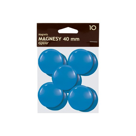 Magnes 40Mm Grand, Niebieski, 10 Szt 130-1702