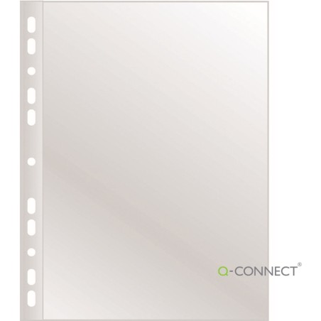 Koszulki Q-Connect A4/75Μm Poszerzane Groszkowe (50)