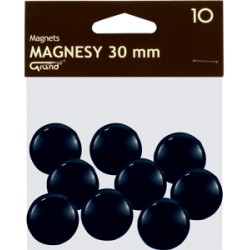 Magnes 30Mm Grand, Czarny, 10 Szt 130-1694