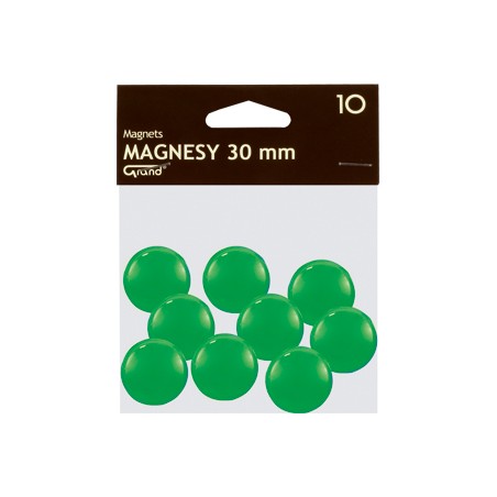Magnes 30Mm Grand, Zielony, 10 Szt 130-1697