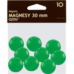 Magnes 30Mm Grand, Zielony, 10 Szt 130-1697