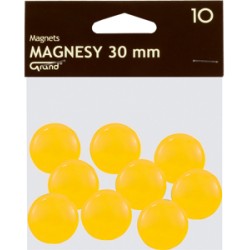 Magnes 30Mm Grand, Żółty, 10 Szt 130-1698