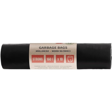 Worki Na Śmieci Donau Eco, Mocne (Ldpe), 160L, 10