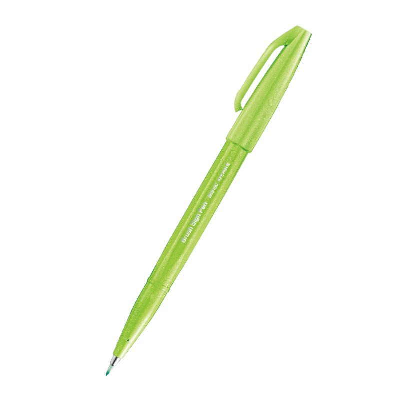 Pisak Pędzelkowy Do Kaligrafii Seledynowy Ses15-Kx Pentel .