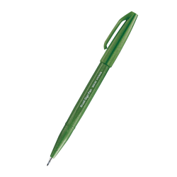 Pisak Pędzelkowy Do Kaligrafii  Oliwkowy Ses15C-D2X Pentel .