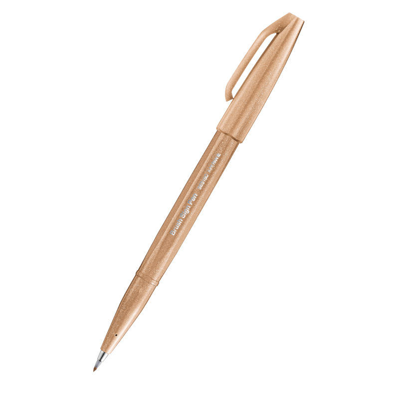 Pisak Pędzelkowy Do Kaligrafii Orzechowy Ses15C-E2X Pentel .