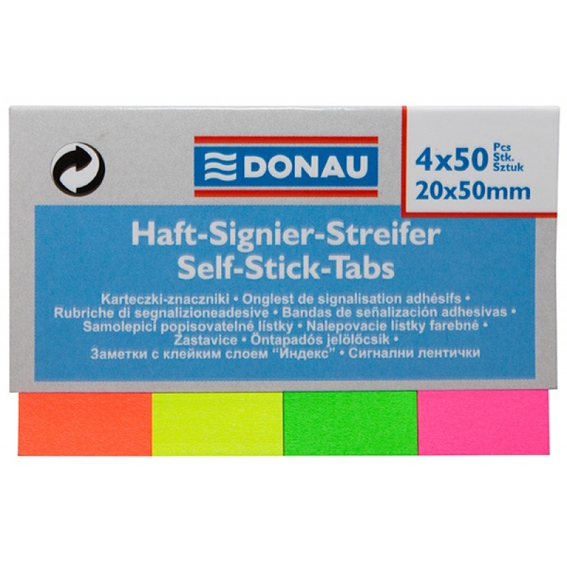 Zakładka Indeks.4-Fluo 20*50 7576001Pl-99 Donau