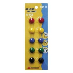 Magnesy Argo Kolorowe Wf-15 Opakowanie 10Sztuk Srh-15