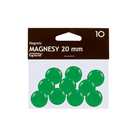 Magnes 20Mm Grand Zielone 10 Szt 130-1692