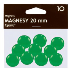 Magnes 20Mm Grand Zielone 10 Szt 130-1692