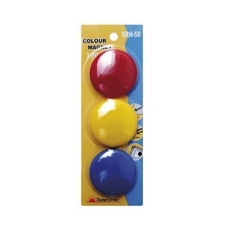 Magnesy Argo Kolorowe Wf-50 Opakowanie 3Sztuki Srh-50