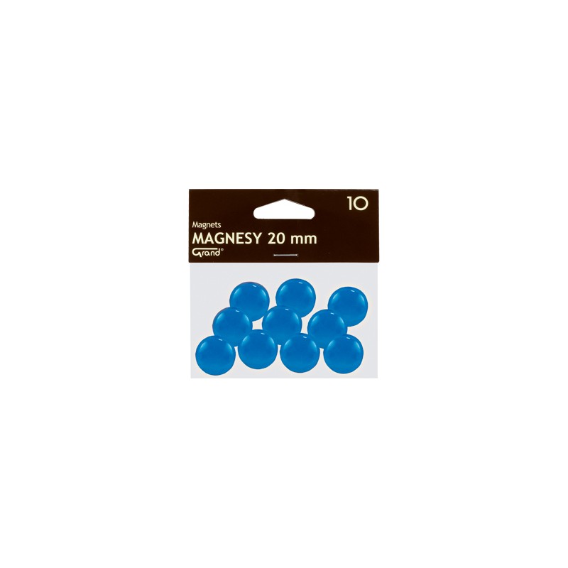 Magnes 20Mm Grand, Niebieskie, 10 Szt 130-1690
