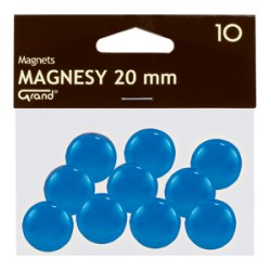Magnes 20Mm Grand, Niebieskie, 10 Szt 130-1690