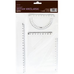 Zestaw Geometryczny Gr-032T, Przezroczysty Grand 130-1602