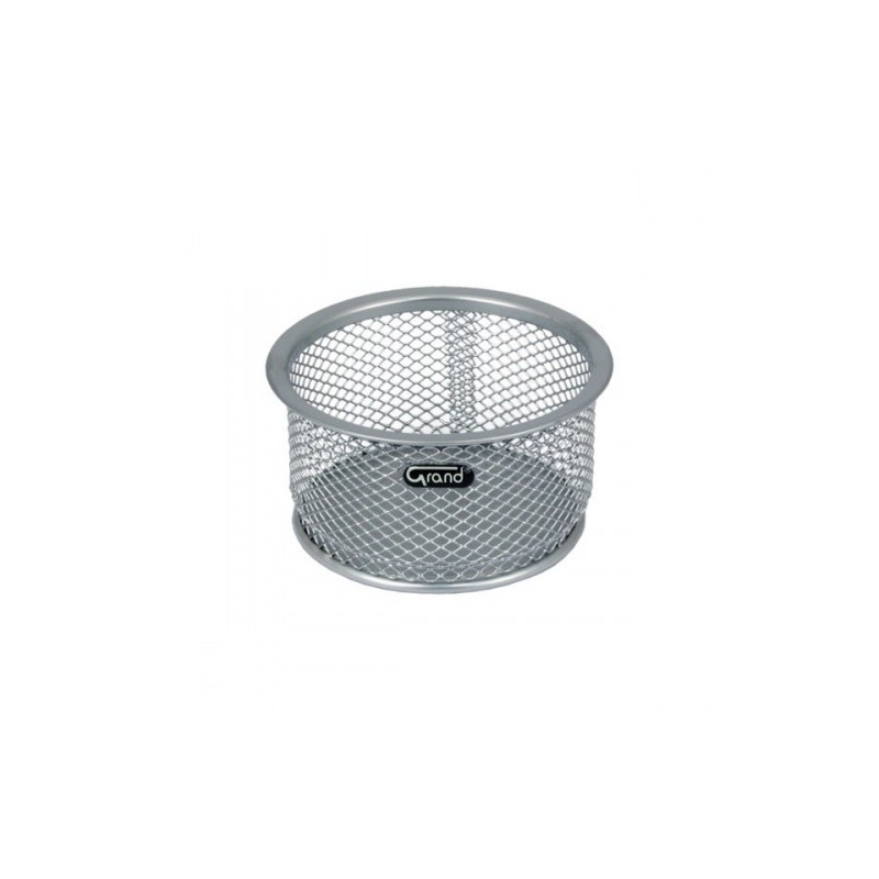 Pojemnik Na Spinacze Srebrny Metalowy Siatka Grand Gr-010S 120-1120