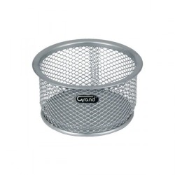 Pojemnik Na Spinacze Srebrny Metalowy Siatka Grand Gr-010S 120-1120