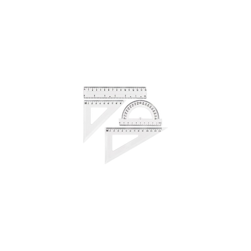 Zestaw Geometryczny Gr-031T, Przezroczysty Grand 130-1640