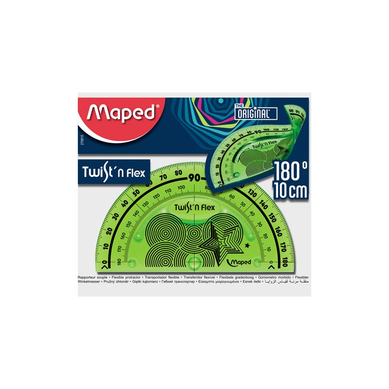 Kątomierz Niełamliwy Maped Twist'n Flex 10Cm