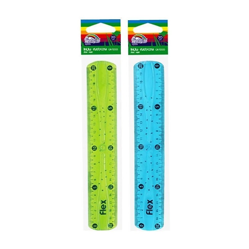 Linijka Plastikowa Fiorello 20Cm Elastyczna