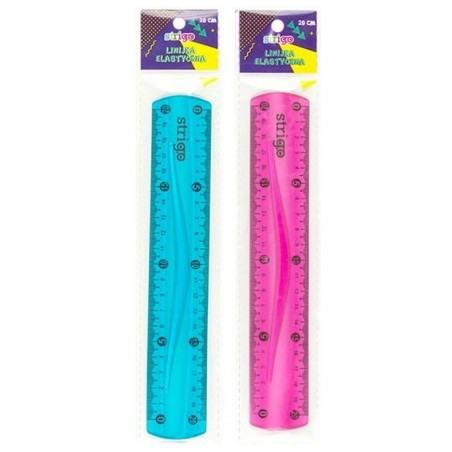 Linijka Plastikowa Strigo 20 Cm Elastyczna