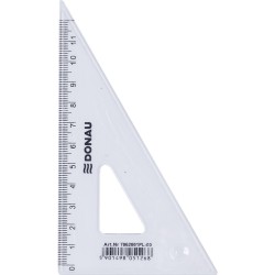 Ekierka Plastikowa Donau 12Cm 60° Transparentna