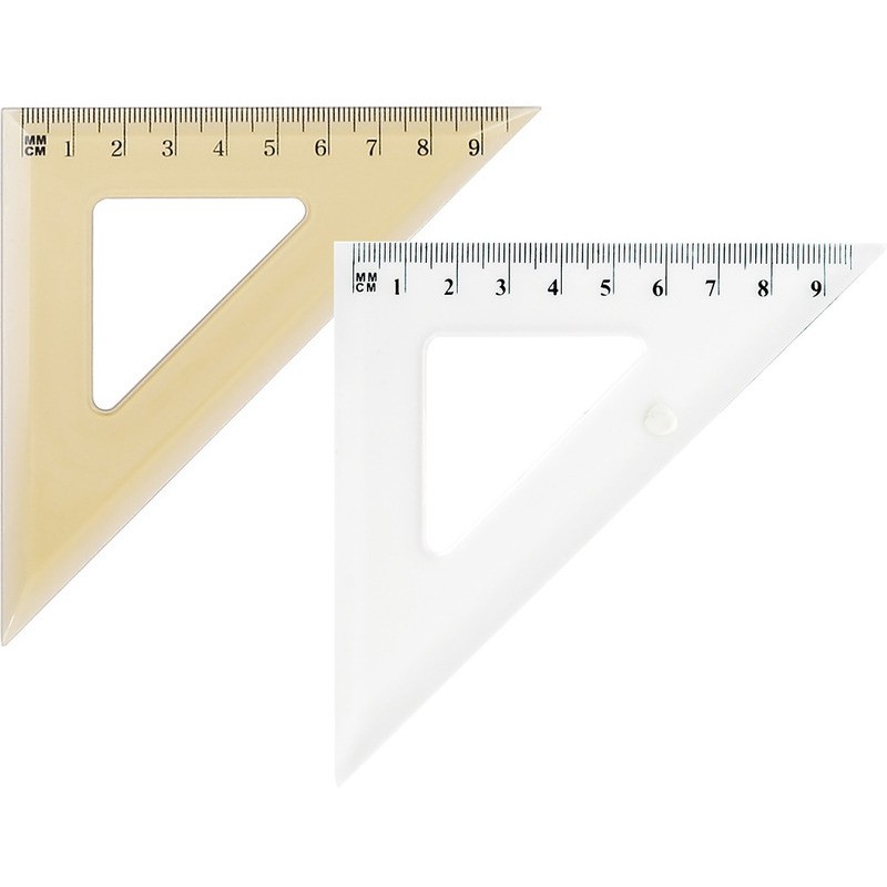 Ekierka Plastikowa Grand 9.5Cm 45°