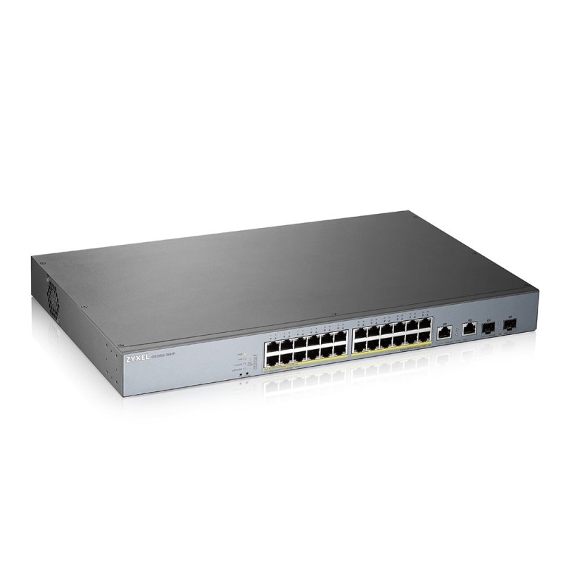 Switch Zyxel Gs1350-26Hp 26P Poe (Poe+: 24 ) 375W Managed Gigabit