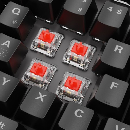 Klawiatura Mechaniczna Skiller Sgk20 Black Switch-Red/Rgb