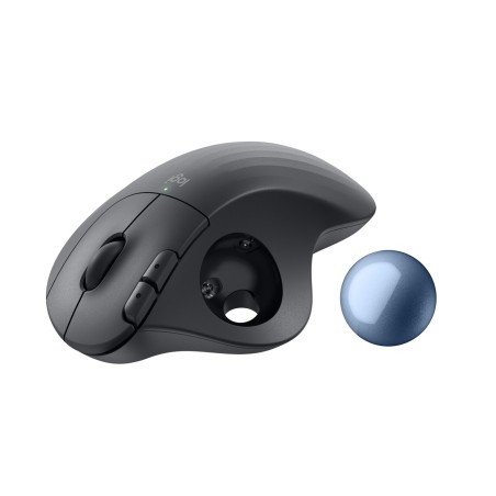 Logitech Ergo M575 For Business Myszka Biuro Po Prawej Stronie Rf Wireless + Bluetooth Manipulator Kulkowy 2000 Dpi