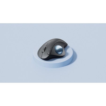 Logitech Ergo M575 For Business Myszka Biuro Po Prawej Stronie Rf Wireless + Bluetooth Manipulator Kulkowy 2000 Dpi