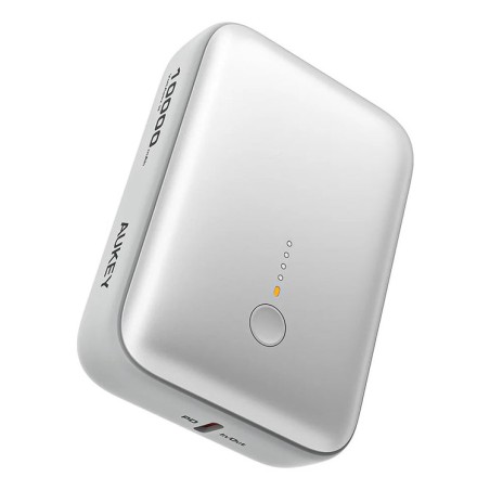 Powerbank Aukey Spark Mini 10000Mah 20W Usb-C/Usb-A Biały