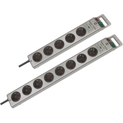 Brennenstuhl Super-Solid Surge Protection 4.500 A Srebrny 8 X Gniazdo Sieciowe 2,5 M