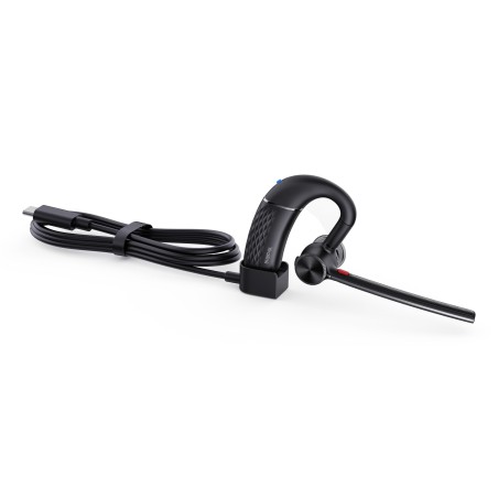 Yealink Bh71 Lite Zestaw Słuchawkowy Przewodowy I Bezprzewodowy Nauszny Biuro/Centrum Telefoniczne Usb Type-C Bluetooth Czarny