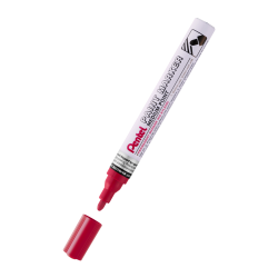 Marker Olejowy Pentel Średnia Okrągła  Końcówka,  Mmp10-B Czerwony