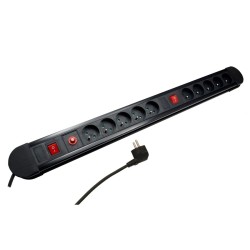 Maclean Listwa Zasilająca 10 Gniazd 3680W Mce10