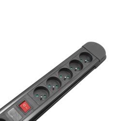Maclean Listwa Zasilająca 10 Gniazd 3680W Mce10