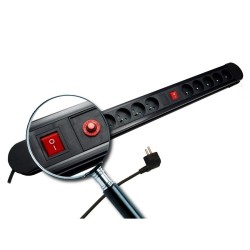 Maclean Listwa Zasilająca 10 Gniazd 3680W Mce10