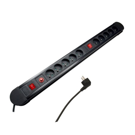 Maclean Listwa Zasilająca 10 Gniazd 3680W Mce10