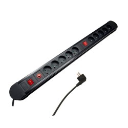 Maclean Listwa Zasilająca 10 Gniazd 3680W Mce10
