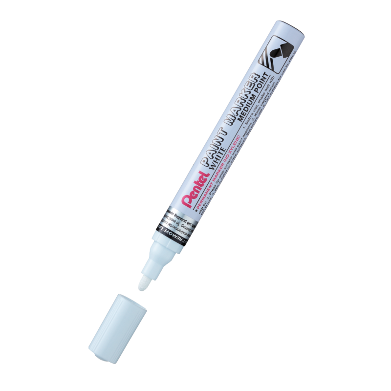 Marker Olejowy W Aluminiowej Obudowie Biały Mmp10-W Pentel