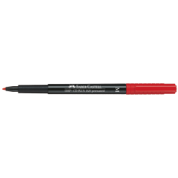 Marker Permanentny Czerwony Foliopis Multimark Ohp M, Faber-Castell 152521