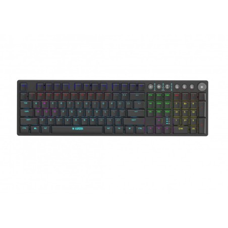 Klawiatura I-Box Aurora K-6 Rgb, Mechaniczna, Red Switch, Low Profile Gaming