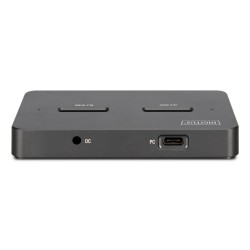 Stacja Dokująca Usb-C 3.2 Gen2 Dla Dysków Ssd M.2 Duo Nvme Oraz Sata (Max. 2X 4 Tb) Z Czytnikiem Kart Sd-Express 7.1 (Max. 2 Tb)