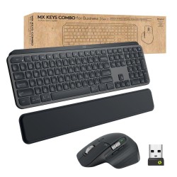 Logitech Mx Keys Combo For Business Gen 2 Klawiatura Dołączona Myszka Biuro Rf Wireless + Bluetooth Qwerty Amerykański Międzynar