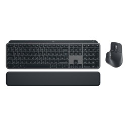 Logitech Mx Keys Combo For Business Gen 2 Klawiatura Dołączona Myszka Biuro Rf Wireless + Bluetooth Qwerty Amerykański Międzynar